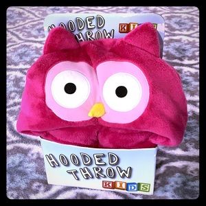 Owl hooded throw - great gift idea!